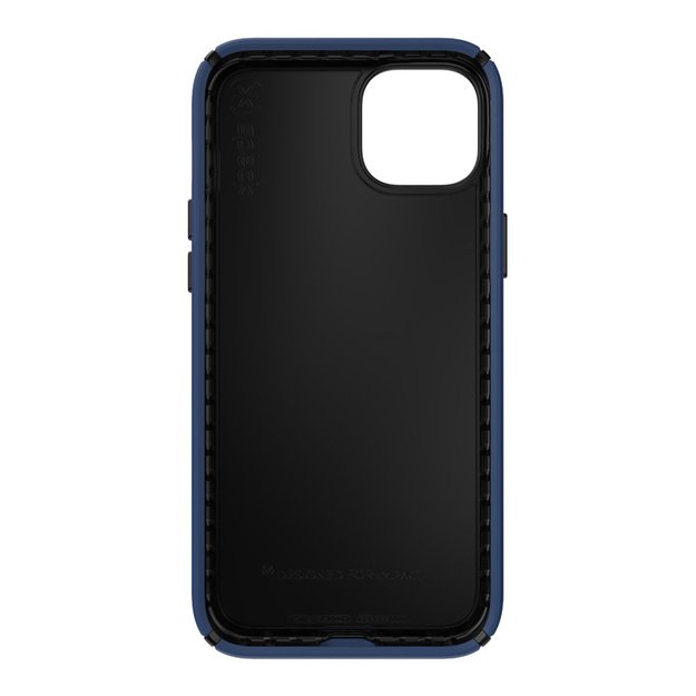 Speck Presidio2 Pro – dėklas, skirtas iPhone 15 Plus / 14 Plus su MICROBAN danga (Coastal Blue / Black / White)