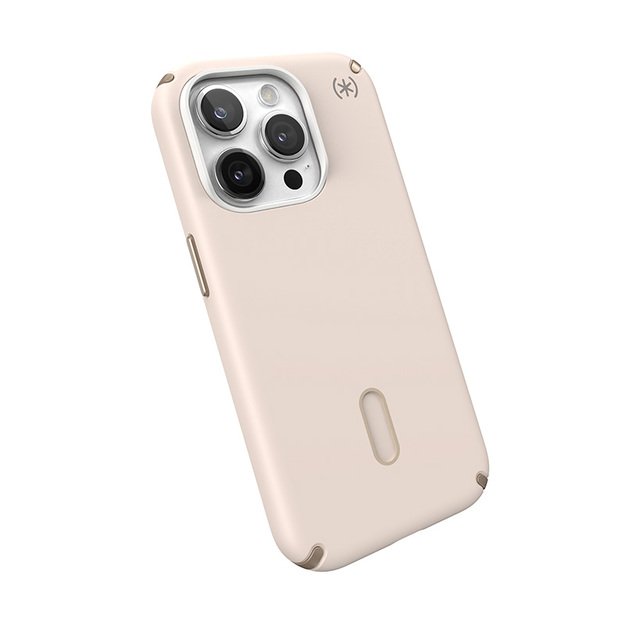 Speck Presidio2 Pro ClickLock & MagSafe – iPhone 15 Pro dėklas (balintas kaulas / „Heirloom Gold“ / Hazel Brown)