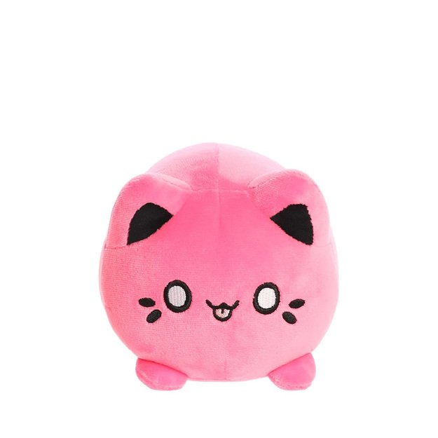 Tasty Peach - pliušinis talismanas 9 cm Vivid Pink Meowchi