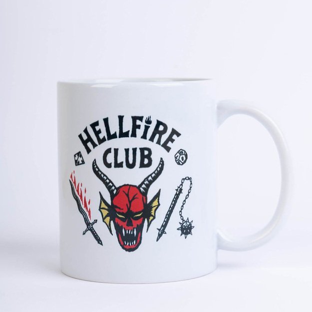 Stranger Things - Keraminis puodelis dovanų dėžutėje 350ml (Hellfire Club)