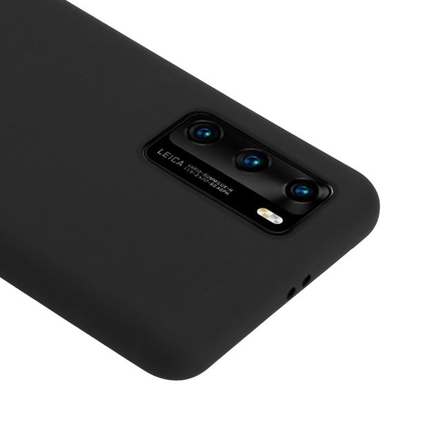 Crong Color Cover – lankstus dėklas, skirtas Huawei P40 (juodas)