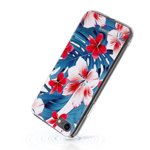 Crong Flower Case – dėklas, skirtas iPhone SE 2020 / 8 / 7 (paternas 03)