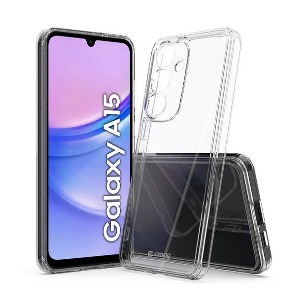 Crong Crystal Shield Cover – dėklas, skirtas Samsung Galaxy A15 5G (skaidrus)