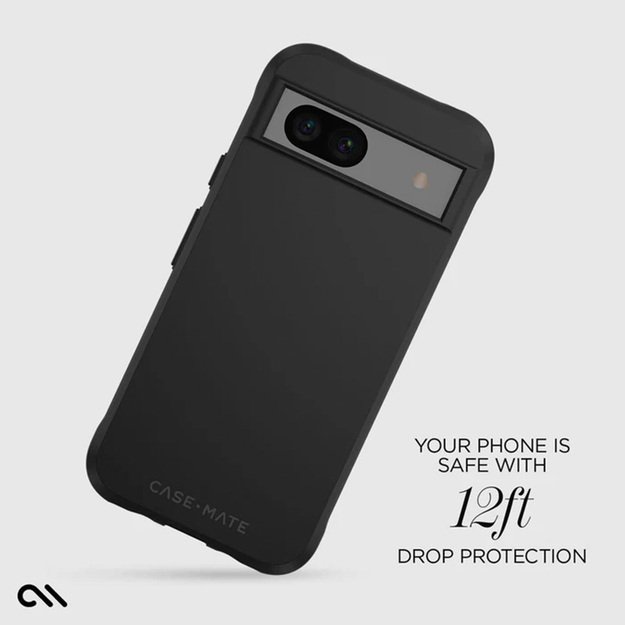 Case-Mate Tough Black – dėklas, skirtas „Google Pixel 8A“ (juodas)