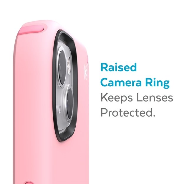 Speck Presidio2 Pro – iPhone 13 dėklas su MICROBAN danga (Rosy Pink / Vintage Rose)