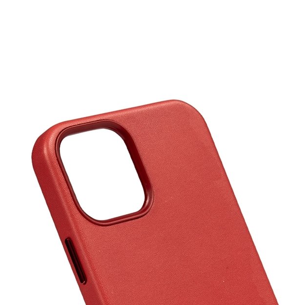 Crong Essential Cover – odinis dėklas, skirtas iPhone 12 Pro Max (raudonas)