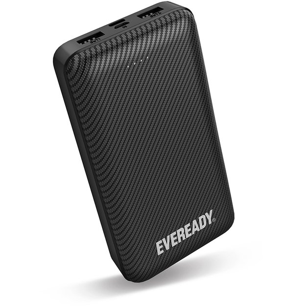 Eveready PX20B – Powerbank 20000 mAh 2x USB-A (juoda)