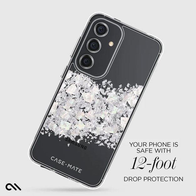 Case-Mate Karat – Samsung Galaxy S24 dėklas, papuoštas perlamutru (A Touch of Pearl) 4