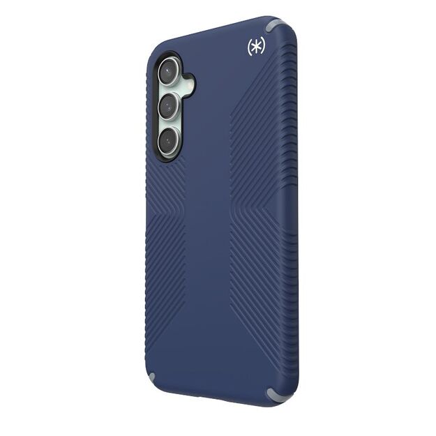 Speck Presidio2 Grip – Samsung Galaxy S23 FE dėklas (pakrantės mėlyna/juoda/balta)