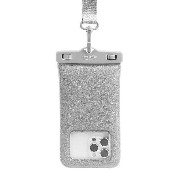 Kate Spade New York Waterproof plaukiojantis maišelis – vandeniui atsparus dėklas išmaniesiems telefonams iki 6,7 (That Sparkle) 3
