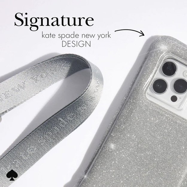 Kate Spade New York Waterproof plaukiojantis maišelis – vandeniui atsparus dėklas išmaniesiems telefonams iki 6,7 (That Sparkle) 9