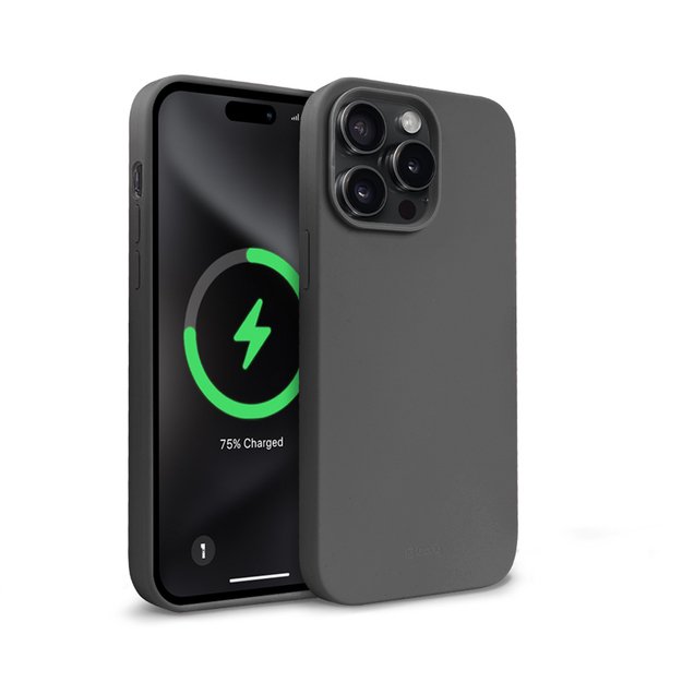Crong Color Cover Magnetic – dėklas, skirtas iPhone 15 Pro MagSafe (titano)