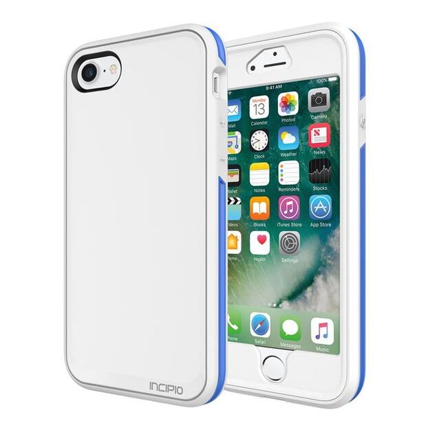 Incipio Performance Series Max iPhone 7 dėklas (baltas/mėlynas)