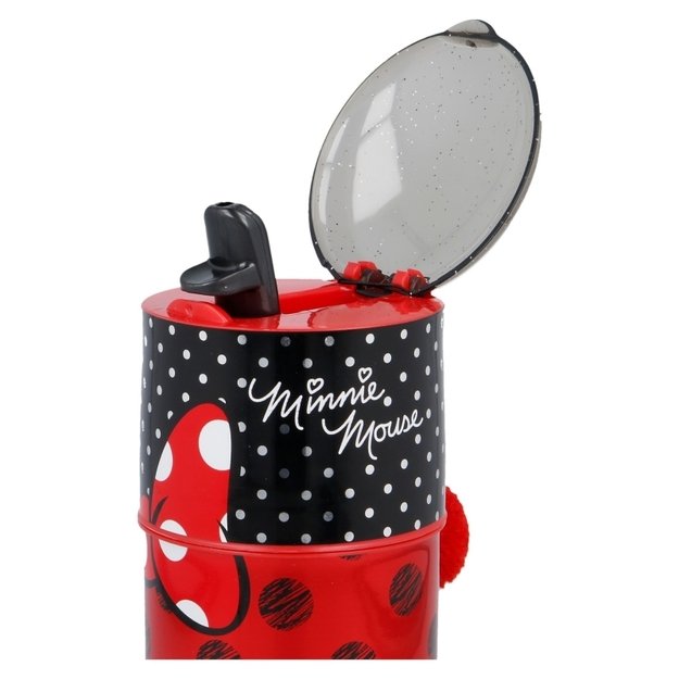 Minnie Mouse – buteliukas su snapeliu 350 ml (Sparkles Fashion)