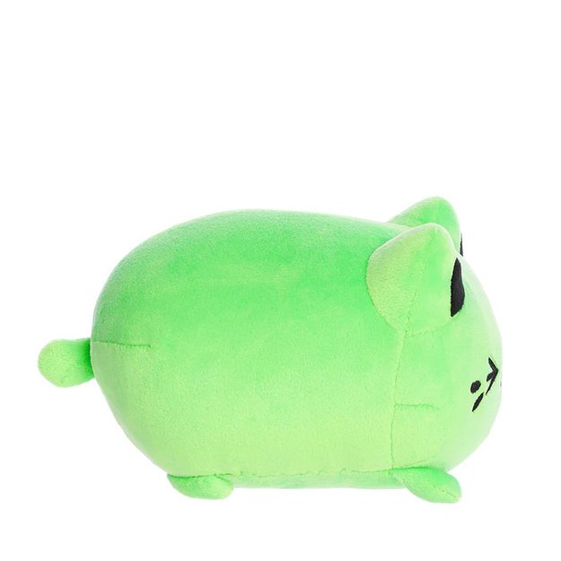 Tasty Peach - pliušinis talismanas 9 cm Toxic Green Meowchi