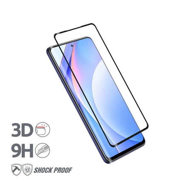 Crong 3D Armor Glass – grūdintas stiklas Full 9H klijai ant ekrano Xiaomi Mi 10T Lite