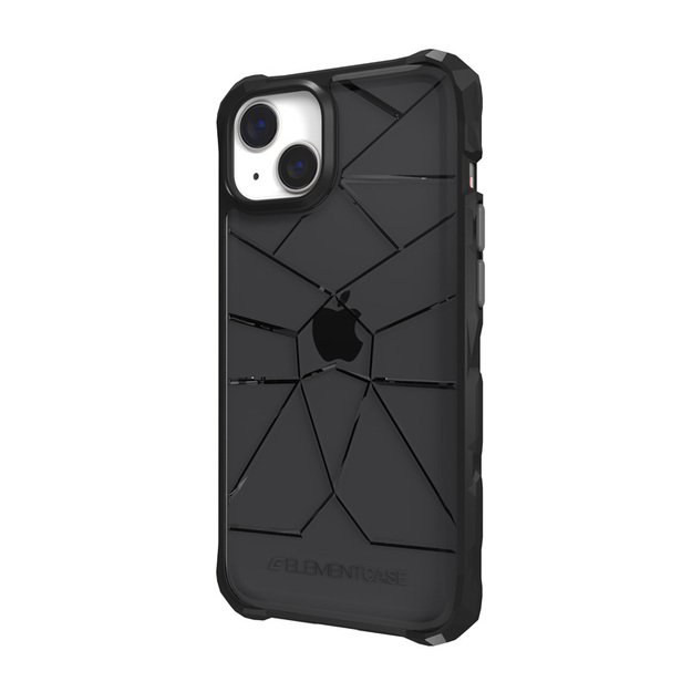 „Element Case Special Ops X5“ – „iPhone 14 Plus“ dėklas („Mil-Spec“ apsauga nuo kritimo) (dūmų / juodas)