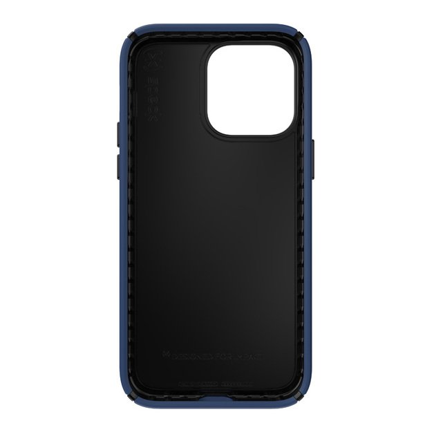 Speck Presidio2 Pro – iPhone 14 Pro Max dėklas su MICROBAN danga (Coastal Blue / Black / White)