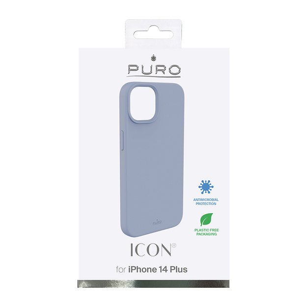 PURO ICON dangtelis – dėklas, skirtas iPhone 14 Plus (Sierra Blue)