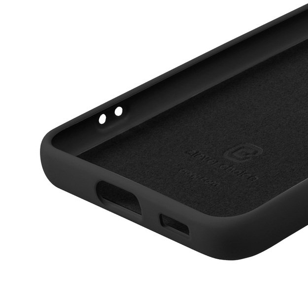 Crong Color Cover – dėklas, skirtas Samsung Galaxy S23+ (juodas)