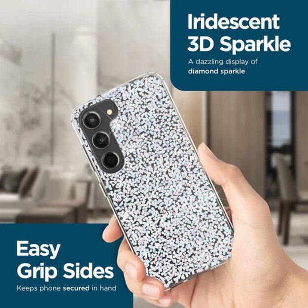 Case-Mate Twinkle – dėklas, skirtas Samsung Galaxy S23+ (Diamond)