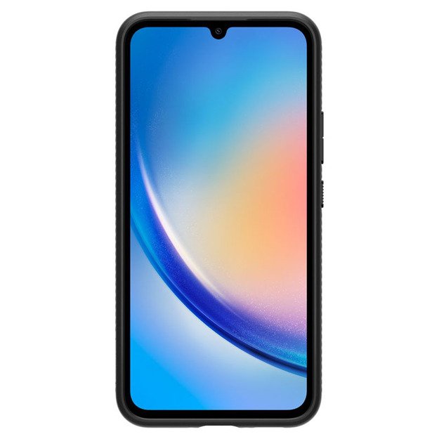 Spigne Liquid Air – dėklas, skirtas Samsung Galaxy A34 5G matinis juodas