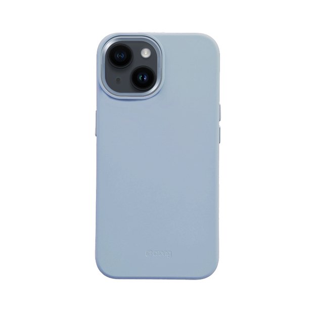 Crong Color Cover LUX Magnetic – dėklas, skirtas iPhone 15 Plus MagSafe (dangaus mėlynas)