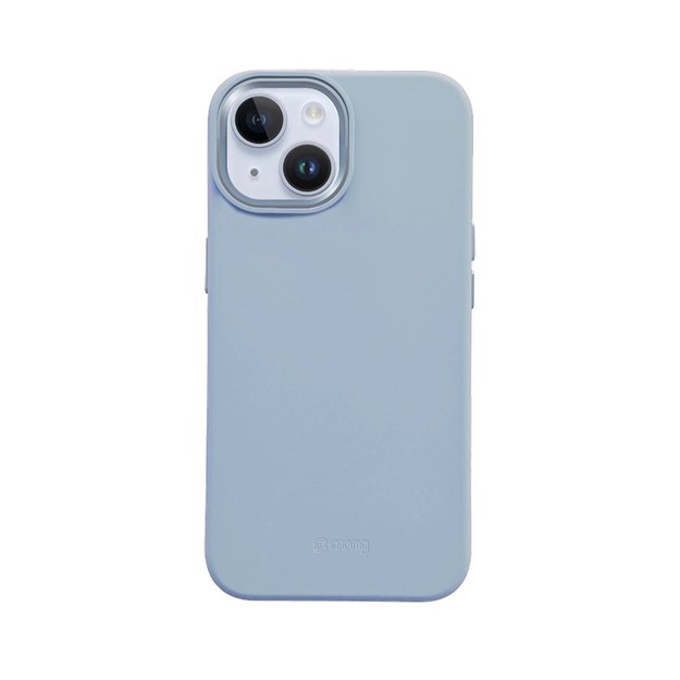 Crong Color Cover LUX Magnetic – dėklas, skirtas iPhone 15 Plus MagSafe (dangaus mėlynas)