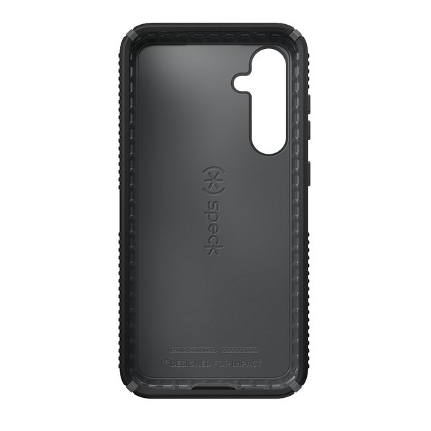 Speck Presidio2 Grip – dėklas, skirtas Samsung Galaxy S23 FE (juodas / juodas / baltas)