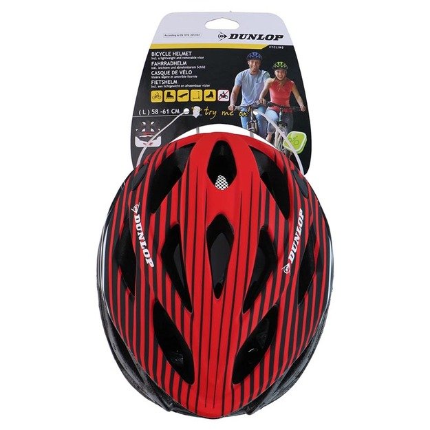 Dunlop – MTB dviračio šalmas s. L (raudona)