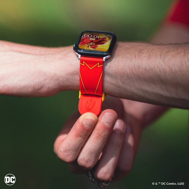 DC Comics – apyrankė, skirta Apple Watch 38/40/41/42/44/45/49 mm (Flash Tactical)