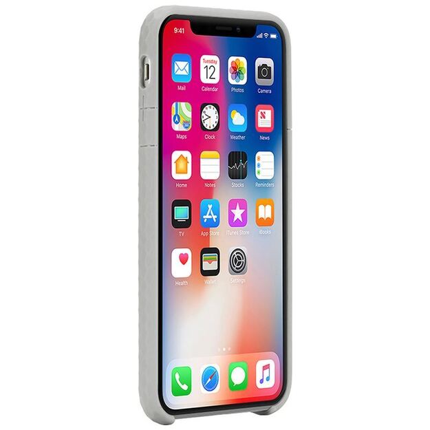 „IPhone X“ skirtas „Incase Pop“ dėklas („Clear/Slate“)