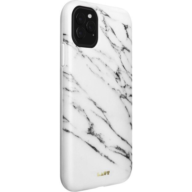 „Laut Huex Elements“ – „iPhone 11 Pro Max“ dangtelis (marmurinis baltas)