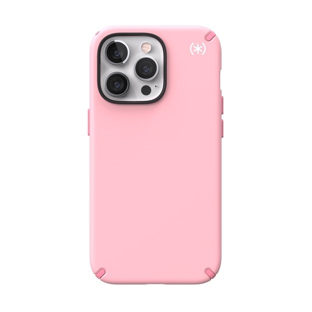 Speck Presidio2 Pro – iPhone 13 Pro dėklas su MICROBAN danga (Rosy Pink / Vintage Rose)
