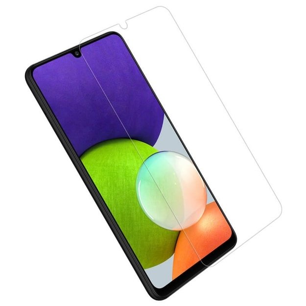 Nillkin Anti-Explosion Glass 2.5D – apsauginis stiklas, skirtas Samsung Galaxy A22 4G/LTE