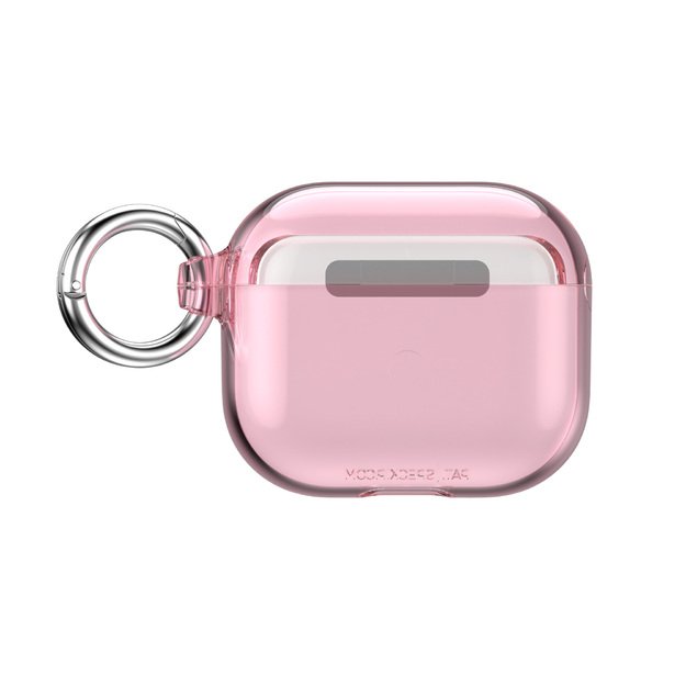 Speck Presidio Clear – dėklas Apple Airpods 3 gen su Microban (Icy Pink)