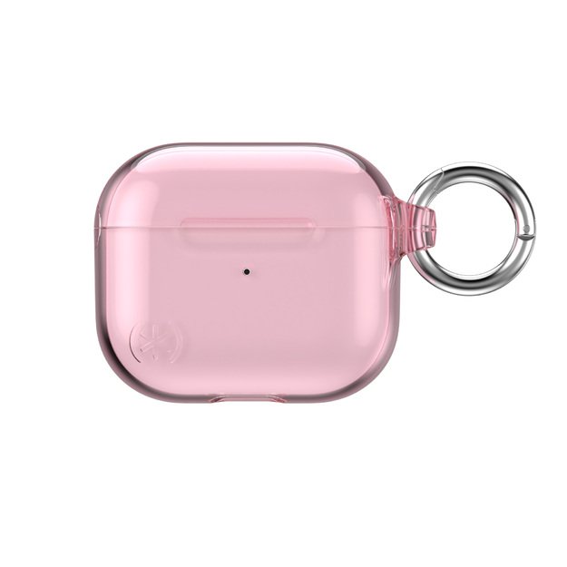 Speck Presidio Clear – dėklas Apple Airpods 3 gen su Microban (Icy Pink)