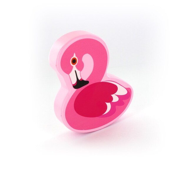 Mediniai mišiniai barškučiai (Flamingo, Toucan), atsitiktinis modelių pasirinkimas