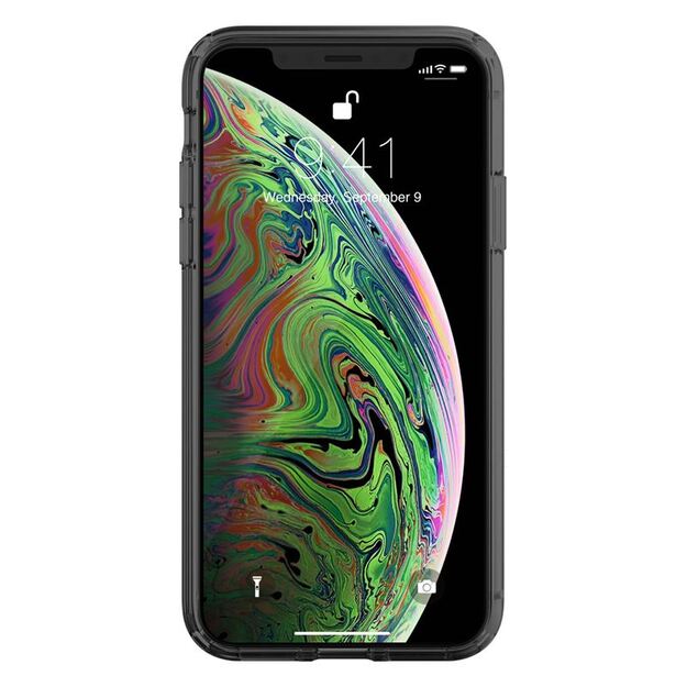 Just Mobile Tenc oro dėklas, skirtas iPhone Xs Max (Crystal Black)