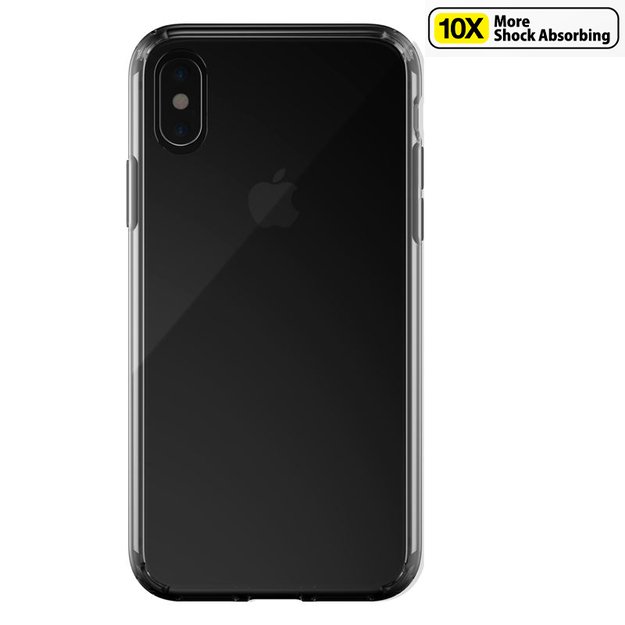 Just Mobile Tenc oro dėklas, skirtas iPhone Xs Max (Crystal Black)