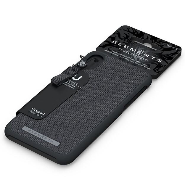 Nordic Elements Original Idun – iPhone Xs Max dėklas (tamsiai pilkas)