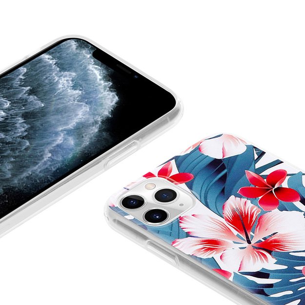 „Crong Flower Case“ – dėklas, skirtas „iPhone 11 Pro“ (03 modelis)