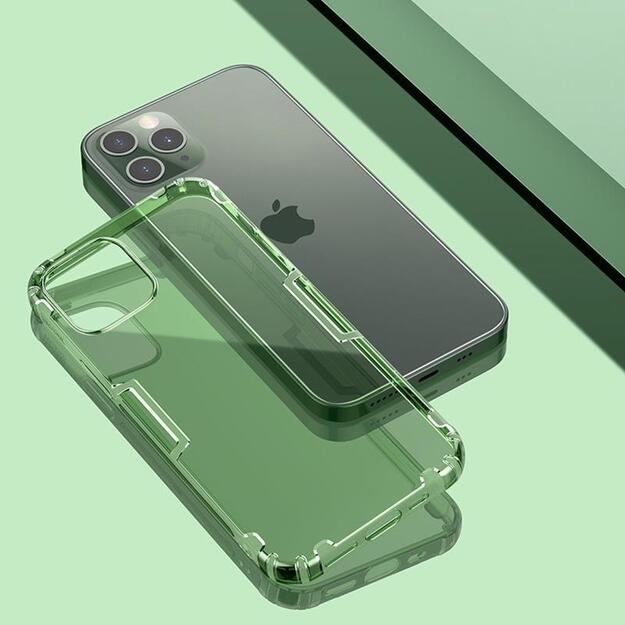 Nillkin Nature TPU dėklas – Apple iPhone 12 Pro Max dėklas (tamsiai žalias)