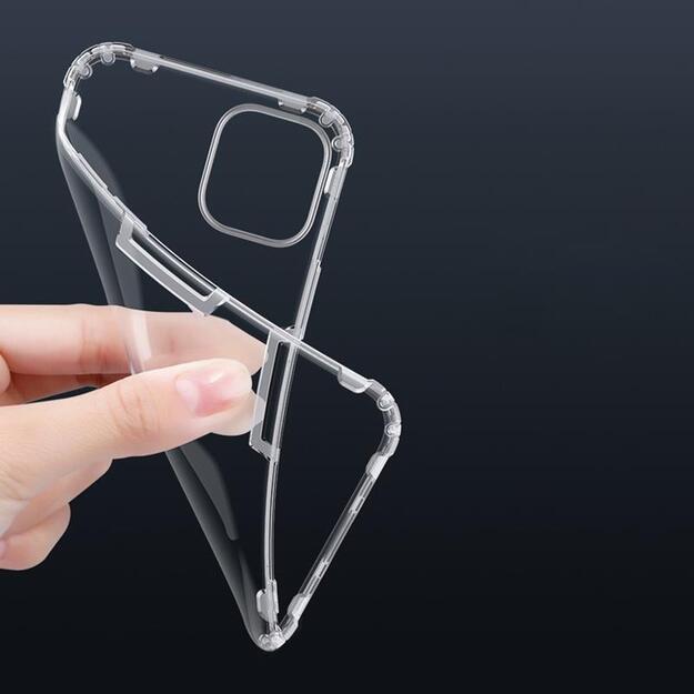 Nillkin Nature TPU dėklas – Apple iPhone 12 Pro Max dėklas (tamsiai žalias)