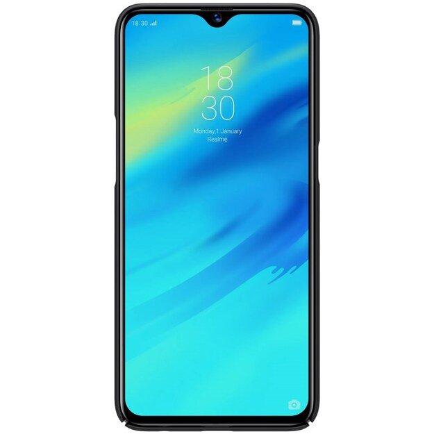 Nillkin Super Frosted Shield – dėklas, skirtas Realme 3 Pro (Realme X Lite) (juodas)