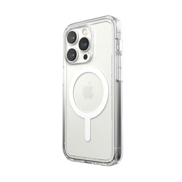 Speck Gemshell + MagSafe – iPhone 14 Pro dėklas su MICROBAN danga (skaidrus)