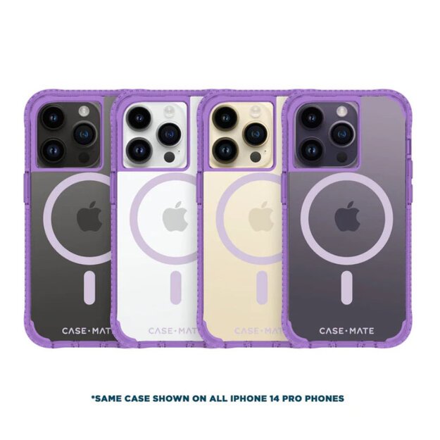 Case-Mate Tough Plus MagSafe – dėklas iPhone 14 Pro (La La Lavender)