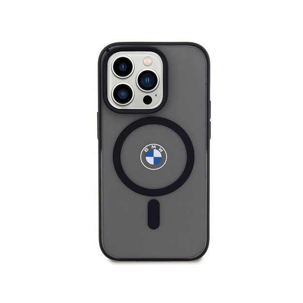 BMW Signature MagSafe – dėklas, skirtas iPhone 14 Pro Max (juodas)