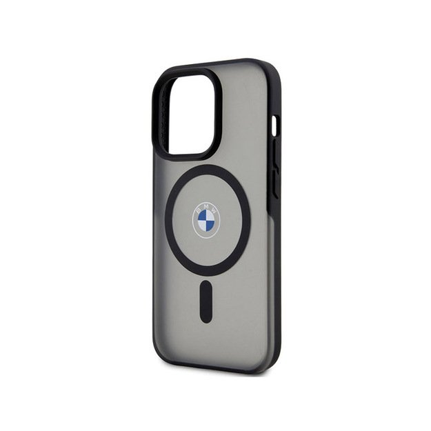 BMW Signature MagSafe – dėklas, skirtas iPhone 14 Pro Max (juodas)