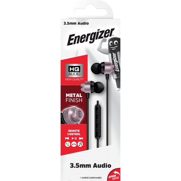 Energizer Classic CIA10 – 3,5 mm laidinės ausinės (rožinės auksinės spalvos)